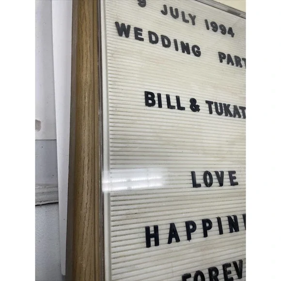 Miller Lite 1984 marquee sign unique wedding dislplay vintage letters removable